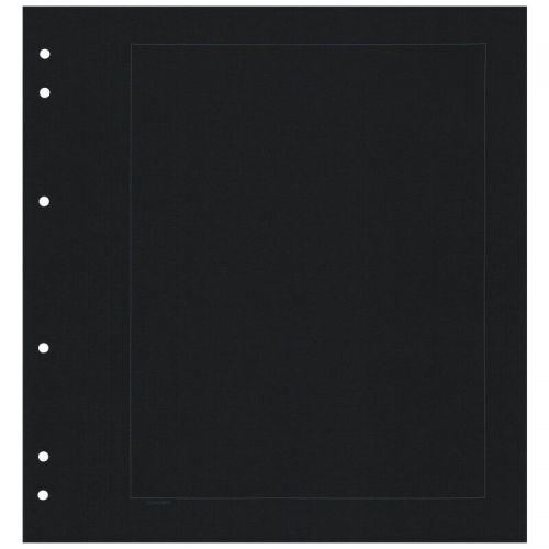 Schaubek Blankoblätter Schwarz mit Rahmen bb100 (20 Blatt) Neu