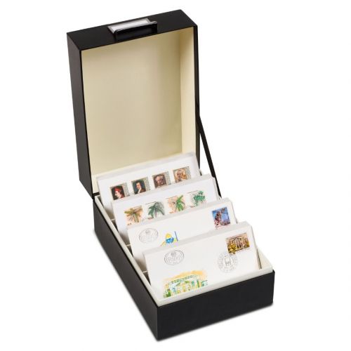 Leuchtturm Archivbox LOGIK C6, schwarz 347923 Neu