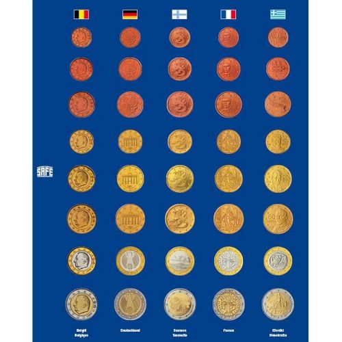 Safe Vordruckblatt Set in Farbe (5er Pack) Nr. 1861 Neu