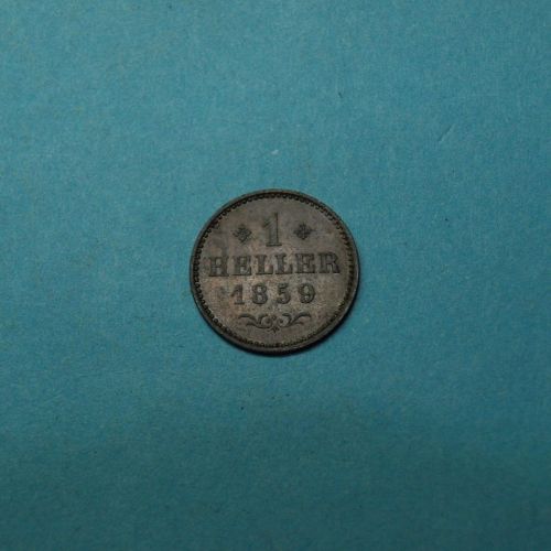 Frankfurt 1859 1 Heller