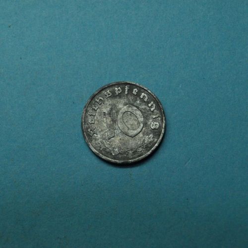 Deutschland all. Besatzung 1945 F 10 Reichspfennig Zink