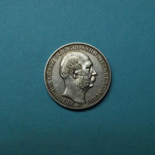 Mecklenburg-Schwerin 1867 Vereinsthaler Friedrich Franz II.