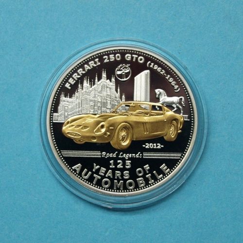 Palau 2012 5 Dollars Automobile Ferrari 250 GTO PP