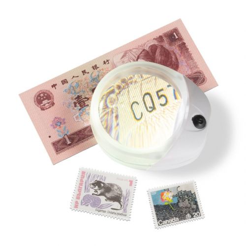 Leuchtturm Hellfeldlupe mit LED und 10-facher Vergrößerung, aufladbar 360165 Neu