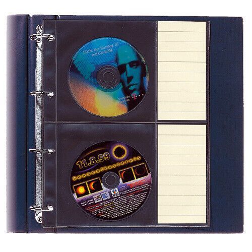 Safe Compact A4 Spezialblätter für CD's und DVD's Nr. 496 (5er Pack) Neu