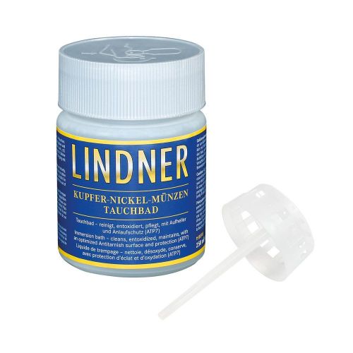 Lindner Reinigungsbad für Kupfer- Nickel- Münzen (250 ml) 8098 Neu