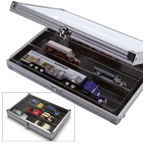 Safe Sammelvitrine "Alu" im Compact-Format mit 3 Fächern Nr. 5614 Neu