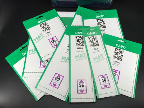 Davo Klemmstreifen Schwarz "Mela" 10 versch. Packungen neuwertig