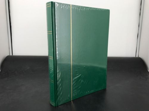 Leuchtturm Einsteckbuch Grün DIN A4 30 Blätter 60 schwarze Seiten Neu