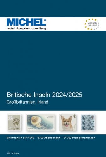 Michel Katalog Britische Inseln 2024/25 (E 13) 6086-2 Neu