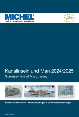 Michel Katalog Kanalinseln und Man 2024/2025 (E 14) 6086-3 Neu