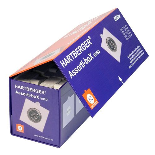Hartberger Assorti-BOX EURO, Münzrähmchen selbstklebend, sortiert 8324 Neu