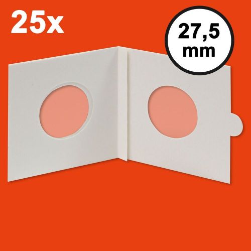 Hartberger Münzrähmchen 27,5 mm, selbstklebend (25er Packung) 8320275 Neu