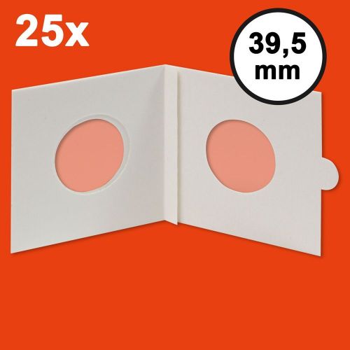 Hartberger Münzrähmchen 39,5 mm, selbstklebend (25er Packung) 8320395 Neu