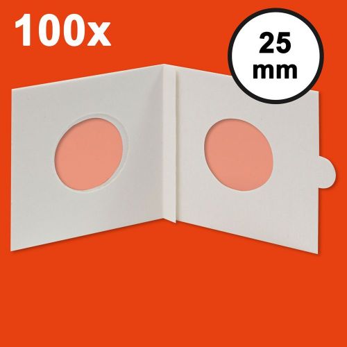 Hartberger Münzrähmchen 25 mm, selbstklebend (100er-Packung) 8322025 Neu
