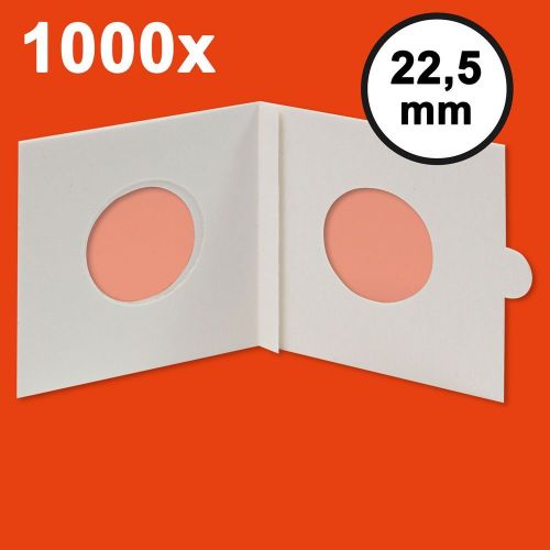Hartberger Münzrähmchen 22,5 mm, selbstklebend (1000er-Packung) 8321225 Neu
