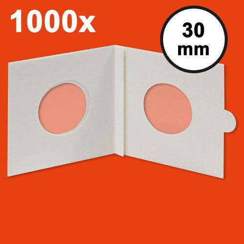 Hartberger Münzrähmchen 30 mm, selbstklebend (1000er-Packung) 8321030 Neu