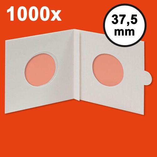 Hartberger Münzrähmchen 37,5 mm, selbstklebend (1000er-Packung) 8321375 Neu