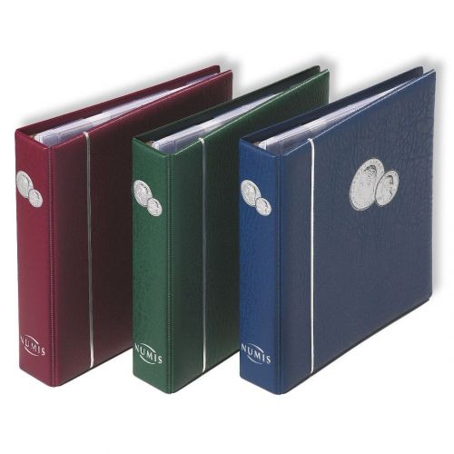 Leuchtturm Münzalbum Numis grün, mit 5 Hüllen 300115 Neu