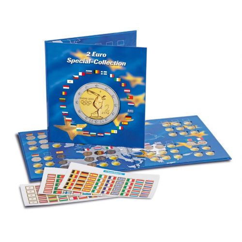 Leuchtturm Münzalbum PRESSO Euro-Collection für 2-Euro-Münzen 302574 Neu