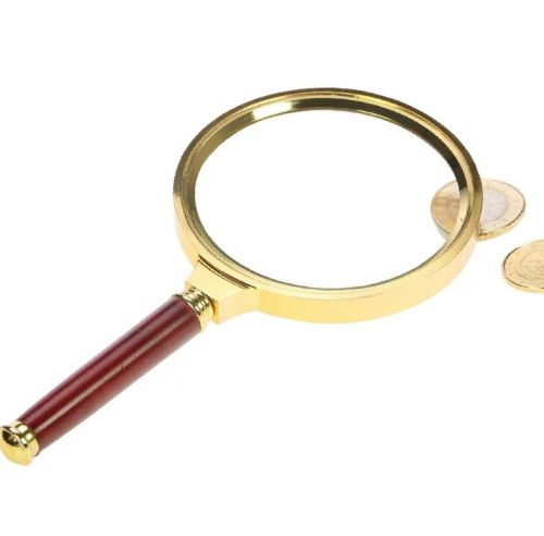 Safe Stiellupe "Gold-Edition" XL mit 3-facher Vergrößerung Nr. 4658 Neu