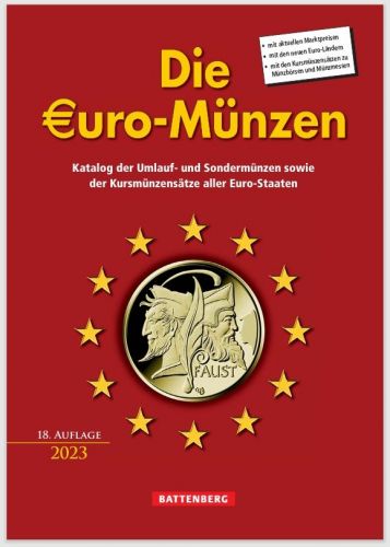 Die Euro Münzen -Battenberg Verlag 18. Auflage 2023 Neu