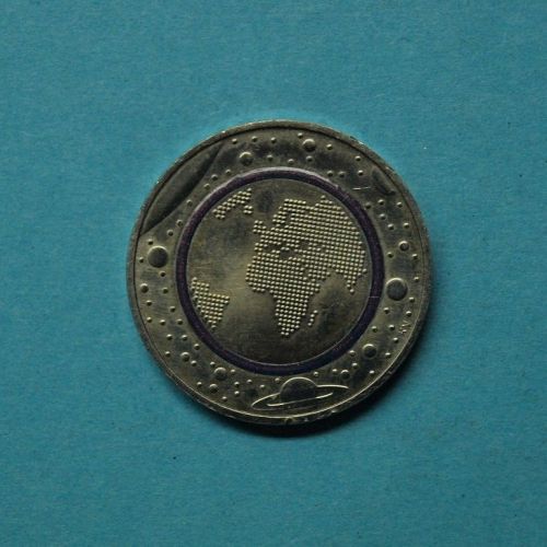 Bund 2016 F 5 Euro Planet Erde blauer Polymerring unzirkuliert