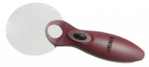 Lindner Randlose LED-Leuchtlupe mit 8- und 20-facher Vergrößerung S7132 Neu