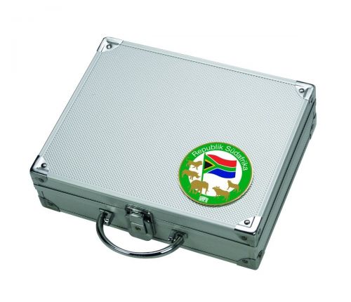 Safe Alu-Münzkoffer Südafrika (ohne Inhalt) Nr. 318 Neu