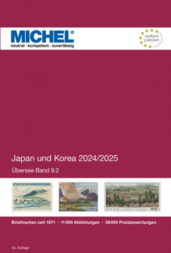 Michel Katalog Japan und Korea 2024/2025 ÜK 9/2 6107 Neu