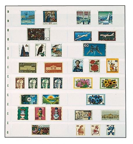 Safe Einsteckblätter Grau mit 8 geteilten Streifen Nr. 1192 (5er Pack) Neu