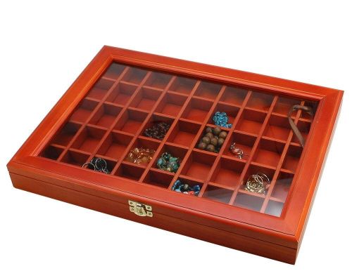 Safe Sammelvitrine "Woody" mit 45 Fächern Nr. 5307 Neu