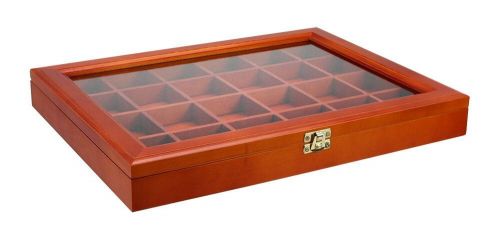 Safe Sammelvitrine "Woody" mit 24 Fächern Nr. 5308 Neu