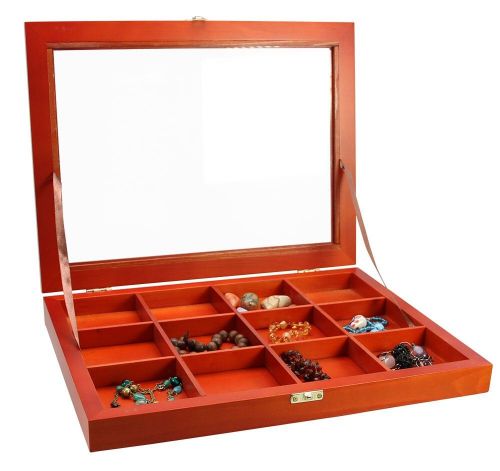 Safe Sammelvitrine "Woody" mit 12 Fächern Nr. 5337 Neu