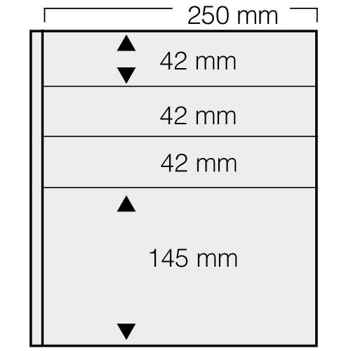 Safe Einsteckblätter Garant schwarz 7241 (30er Pack) neuwertig