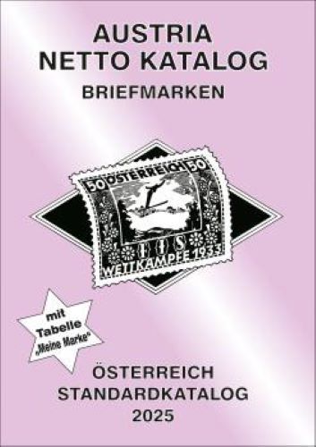 Austria Netto Katalog (ANK) Briefmarken Österreich Standard 2025 Neu