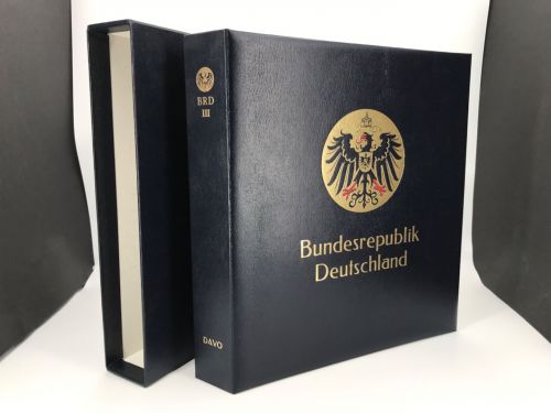 DAVO Luxus Leerbinder Deutsches Reich Teil III inkl. Kassette neuwertig