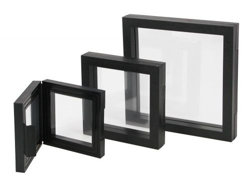 Safe Schweberahmen Kunststoff schwarz 10 x 10 cm Nr. 4505 Neu