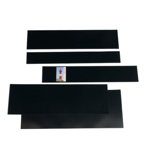 Leuchtturm HAWID-Streifensortiment Schwarz 50 Streifen 217 x 30-86mm 366369 Neu
