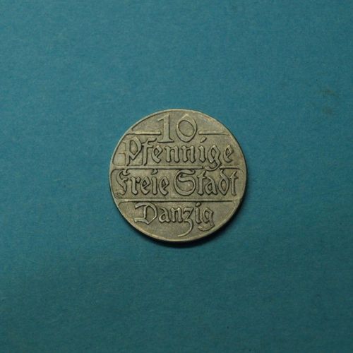 Danzig 1923 10 Pfennig