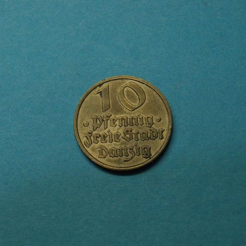 Danzig 1932 10 Pfennig