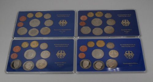 Bund 1984 KMS/ Kursmünzensatz kpl. Set DFGJ PP