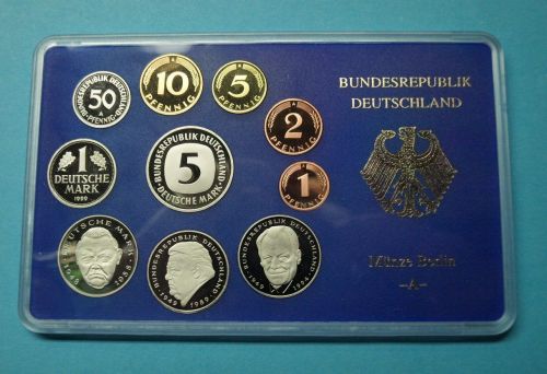Bund 1999 KMS/ Kursmünzensatz "A" PP