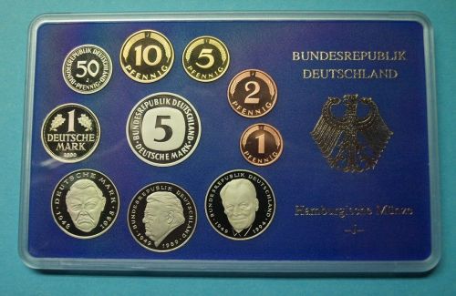 Bund 2000 KMS/ Kursmünzensatz "J" PP