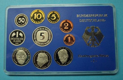Bund 1998 KMS/ Kursmünzensatz "J" PP