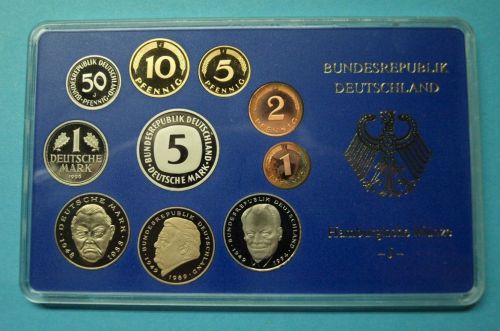Bund 1996 KMS/ Kursmünzensatz "J" PP