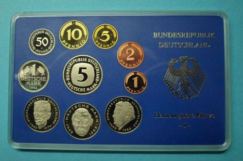 Bund 1992 KMS/ Kursmünzensatz "J" PP