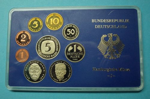 Bund 1989 KMS/ Kursmünzensatz "J" PP