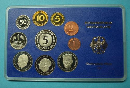 Bund 1985 KMS/ Kursmünzensatz "J" PP