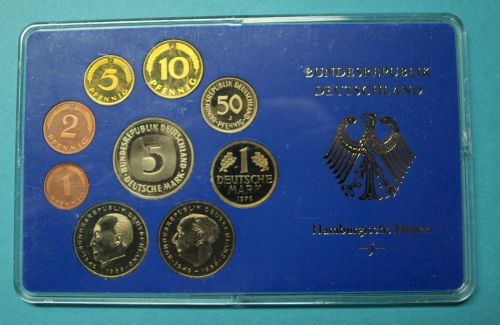 Bund 1976 KMS/ Kursmünzensatz "J" PP
